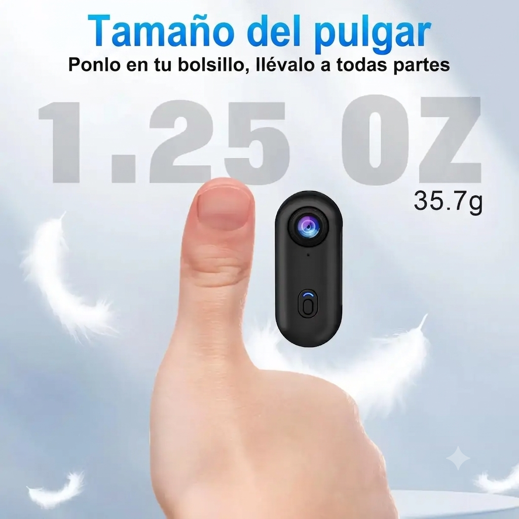 Mini cámara de acción deportiva 4K