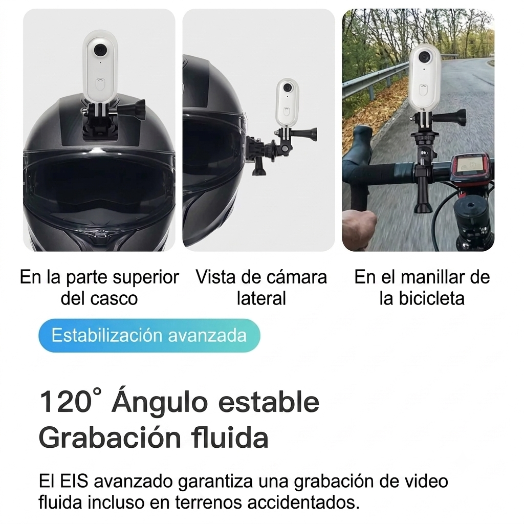 Mini cámara de acción deportiva 4K